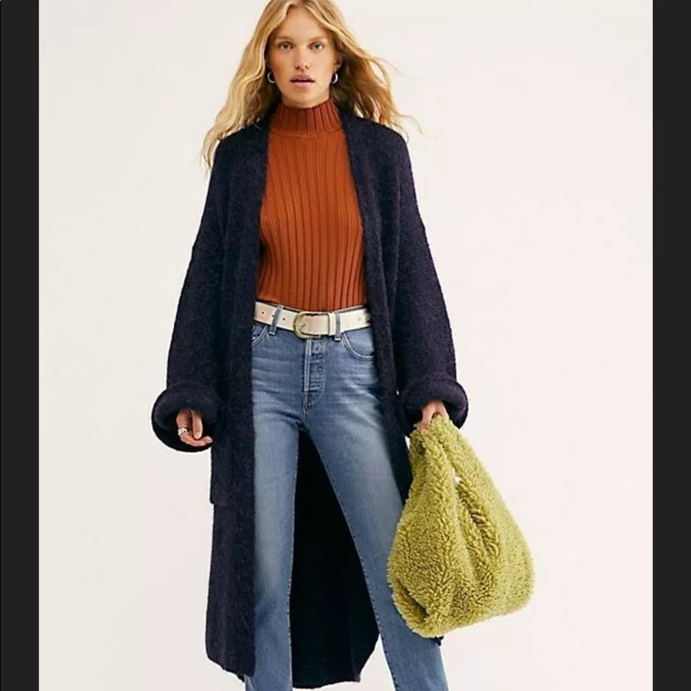 NWOT Free People Live in Tokyo Cardigan Sweater Z272-1